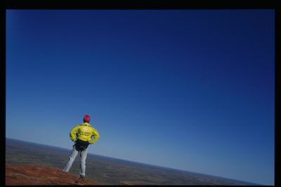 1996年1月　オーストラリア・エアーズロック山頂