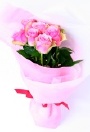 ピンクのバラの花束/結婚祝い