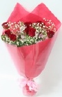 還暦のお祝い/赤のバラの花束