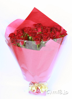 25本の赤いバラの花束/名古屋市内全域送料無料