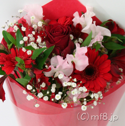 歓送迎会に贈る安い花束 20円 名古屋の花屋 丸の内フローラ